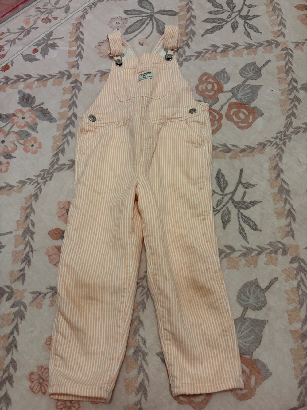Kids Striped Overalls